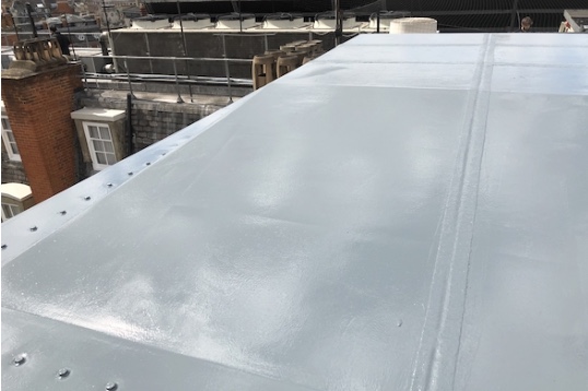 full coating of water tanks roof 